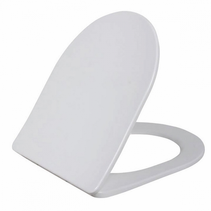 Scudo Middleton Rimless Back to Wall Toilet Pan and Slim Seat with Concealed Cistern slim toilet seat - MIDDSEATCISTERN