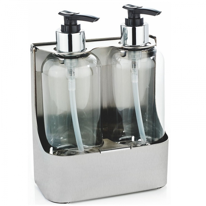 Prestige Stainless Steel Soap Bottle Holders - Double