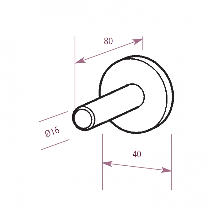 Toilet Roll Holder Spare Prestige AC222