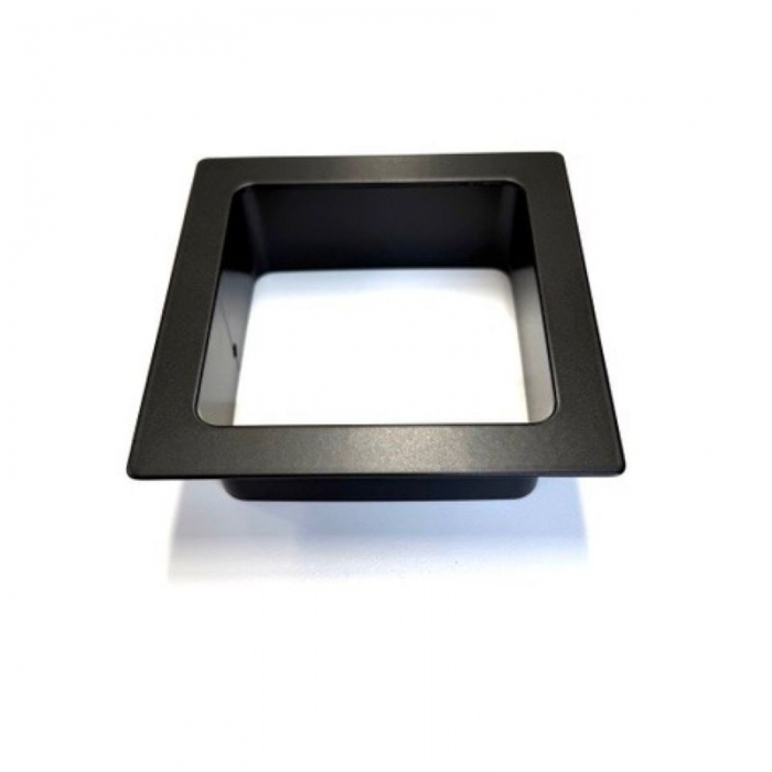 Prestige 108mm Matt Black Sugatsune Square Waste Chute close image - AN-KH008-HLBSMB