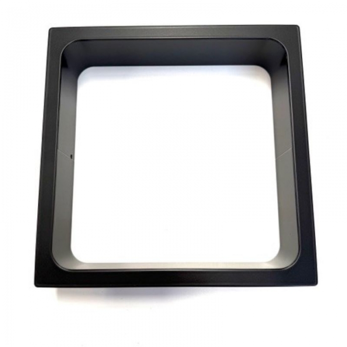 Prestige 220mm Square Waste Chute Smooth Matt Black inside image - AN-KH020-HLSMB