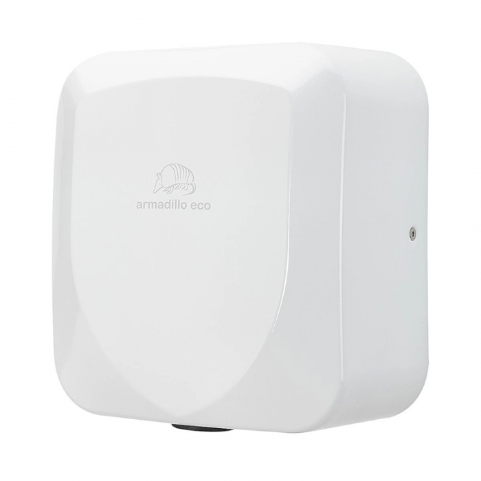 Armadillo White Stainless Steel 1250W ECO Hand Dryer  front view image - 1251