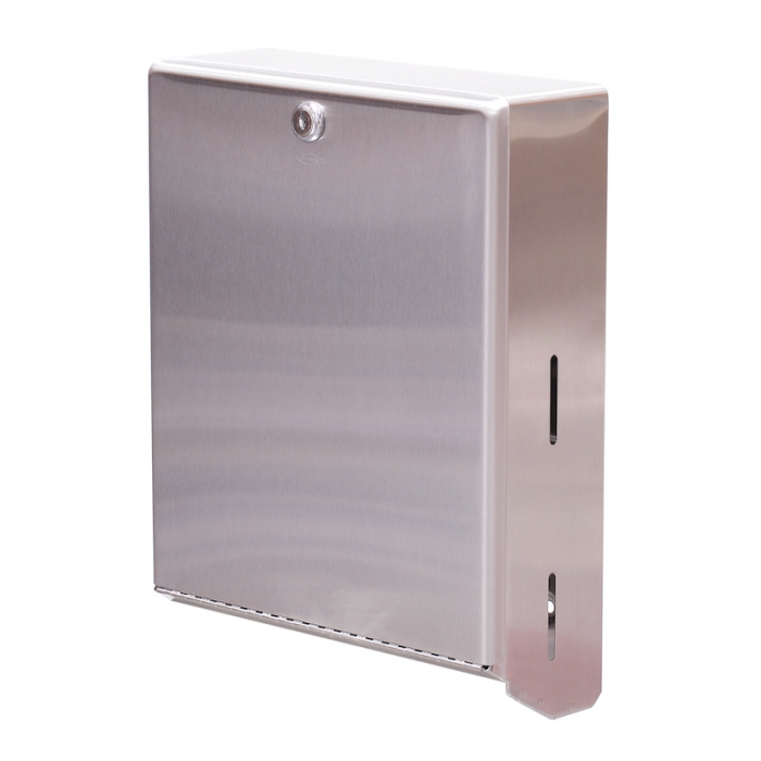 B262 Paper Towel Dispenser Bobrick C-Fold - Side View
