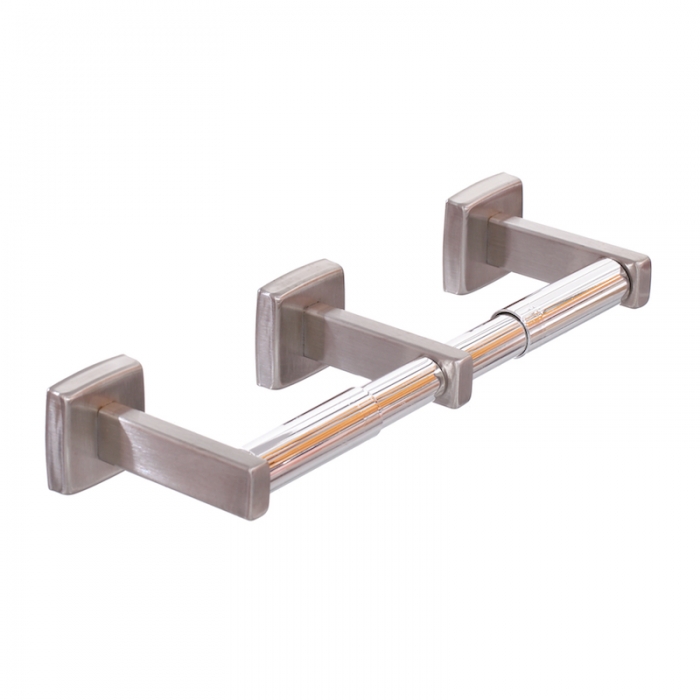 B6867 Double Toilet Roll Holder Bobrick - Side