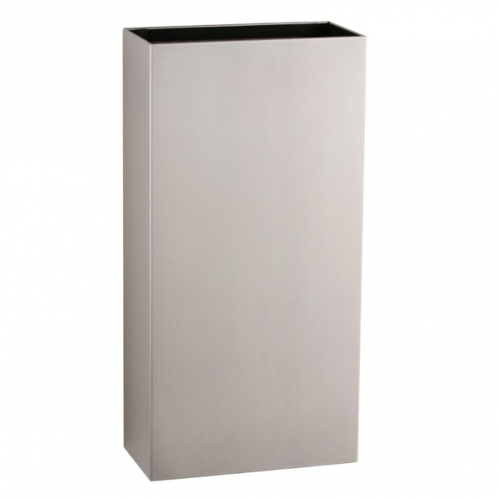 Bobrick Fino Surface-Mounted Waste Receptacle Satin Finish