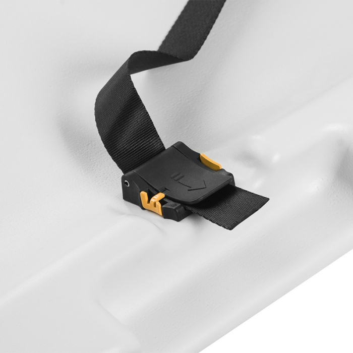 Safe Hands Baby Changing Table Wall Mounted Vertical close up of strap image - BABH88