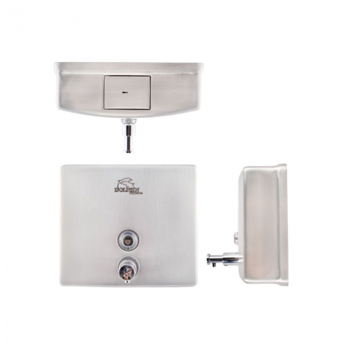 Soap Dispenser 1200ml Stainless Steel Dolphin