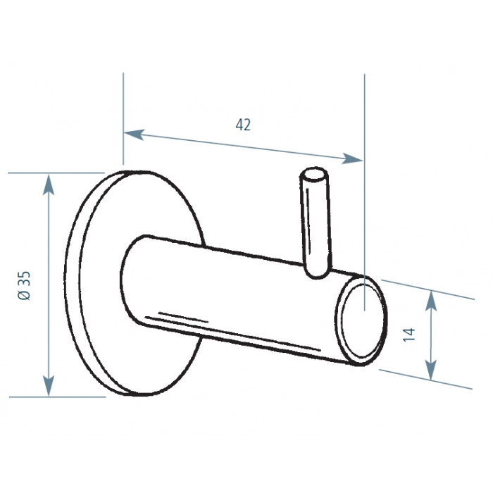 Coat Hook Stainless Steel Dolphin