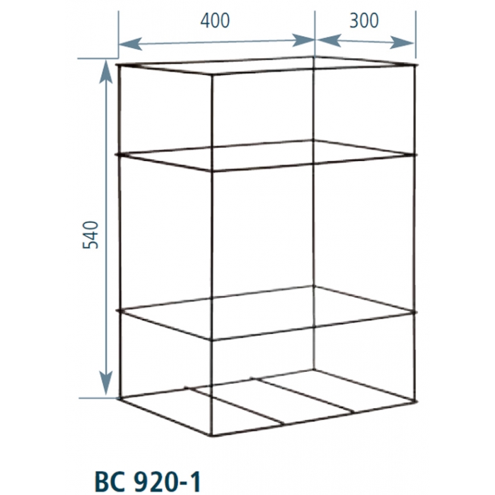 Dolphin Wire Basket Frame 67ltr