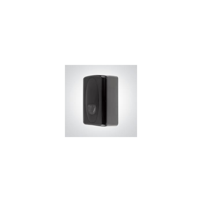 Prestige Plastic Bulk Pack Toilet Tissue Dispenser Black Front