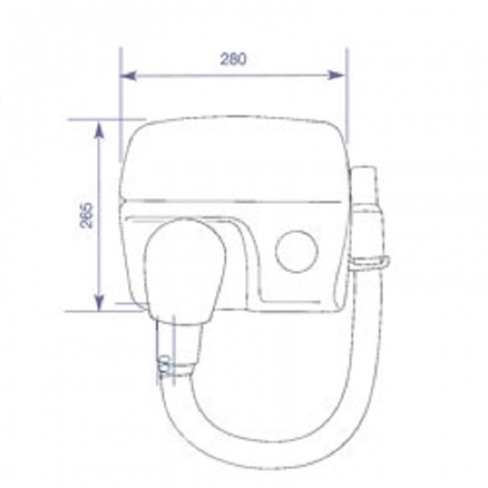 Dolphin Heavy Duty Hair Dryer 1.75kW 