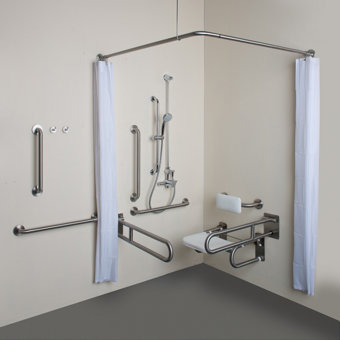 Dolphin Stainless Steel Doc M Shower Pack Exposed