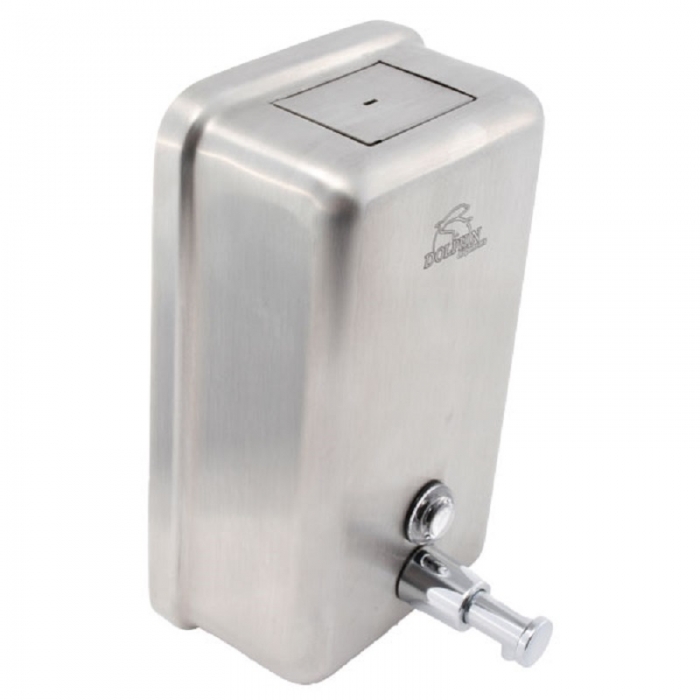 Dolphin Stainless Steel Vertical Soap Dispenser - BC923 Side