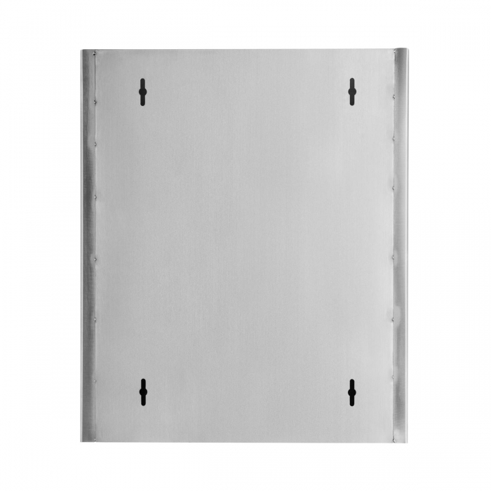 Brushed Stainless Steel 24L Wall Mounted Bin - Back