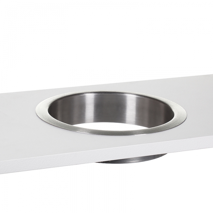 PRESTIGE BRUSHED STAINLESS STEEL FLANGED WASTE CHUTE 260MM