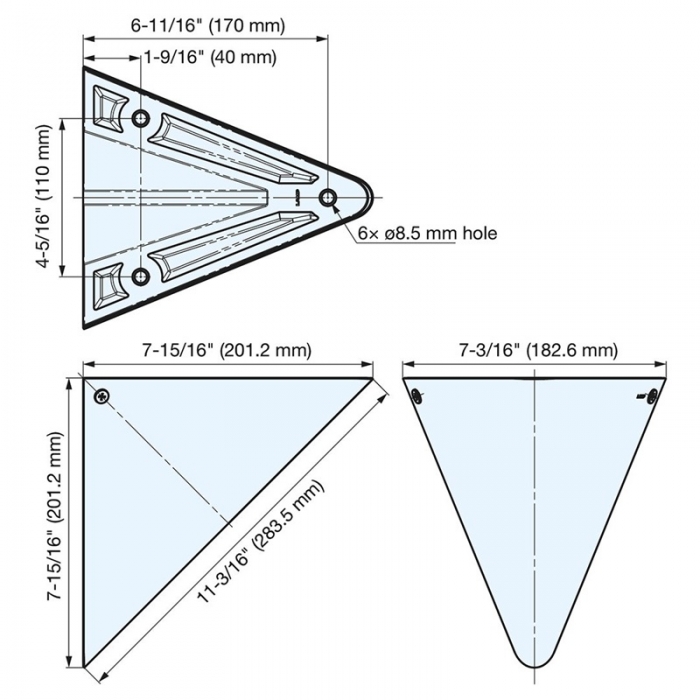 BK-TR200-WT CAD Drawing