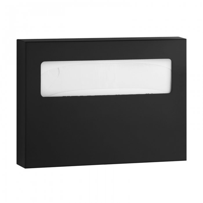 Bobrick Surface Mounted Seat Cover Dispenser - Matt Black image - B221.MBLK