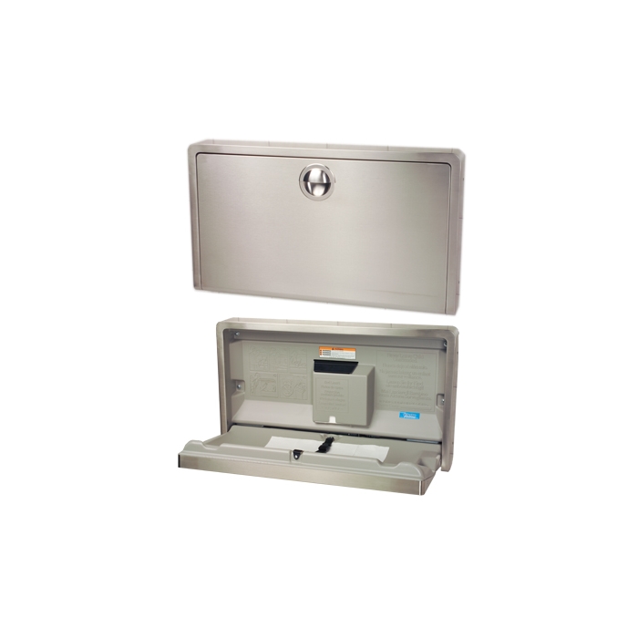 Koala Kare Horizontal Baby Changing Table Stainless Steel