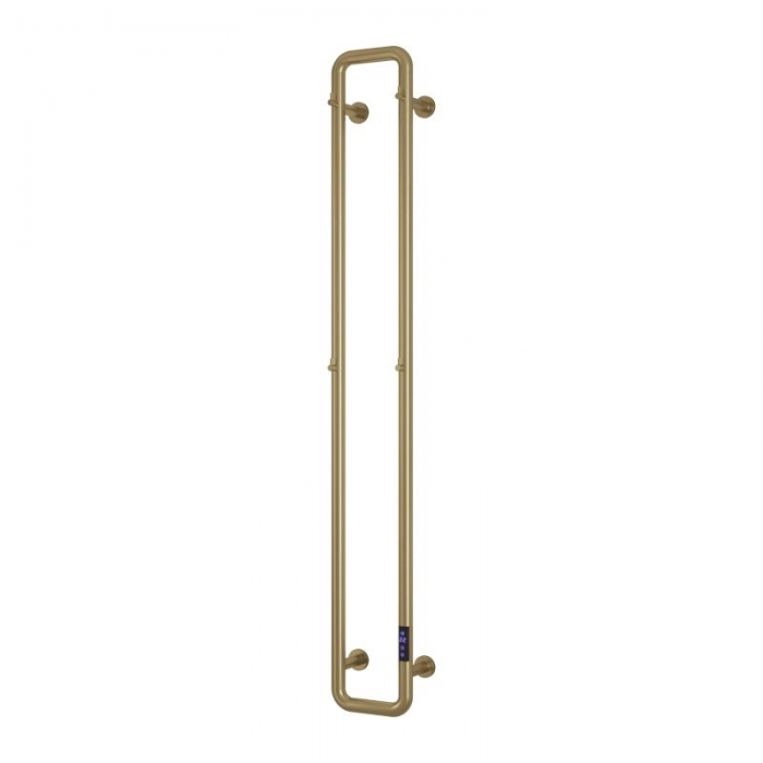 Prestige Pelmo Brushed Brass Stainless Steel Towel Rail 1500mm x 200mm - EPLOB