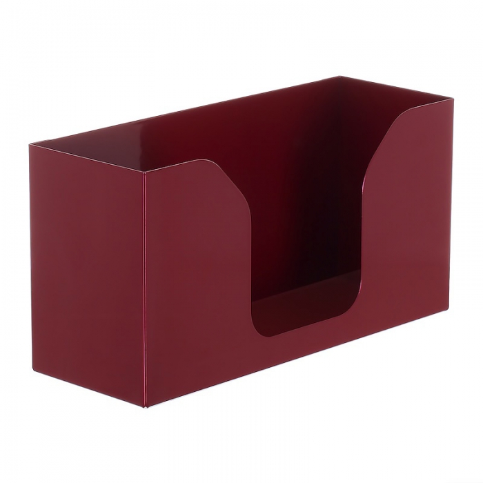 Burgundy Paper Towel Dispenser