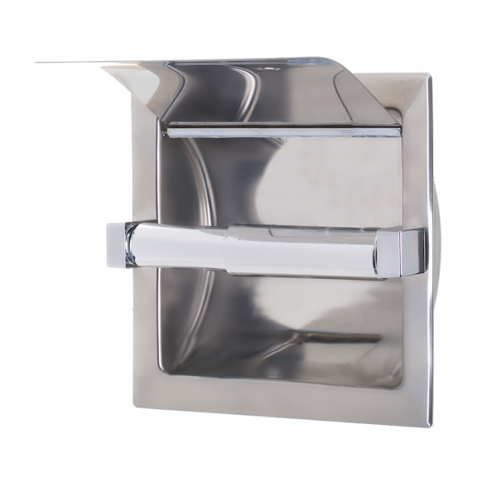 Recessed Toilet Roll Dispenser  - Front