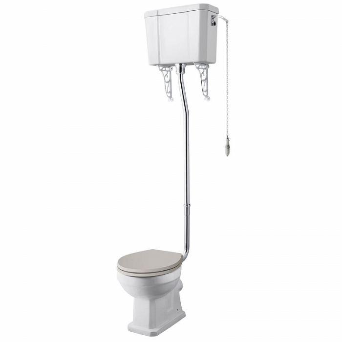 Hudson Reed Richmond High Level Pan, Cistern and Flush Pipe Kit