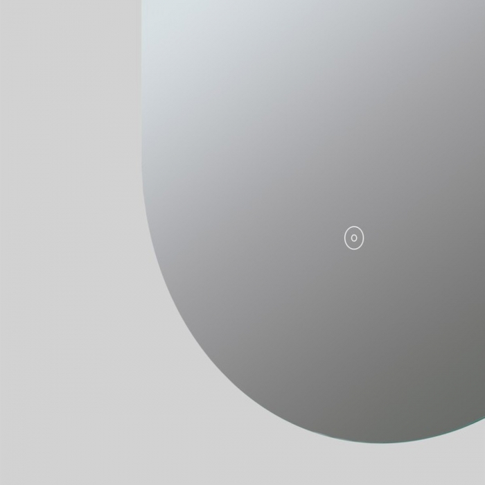 Roundhay 400mm Oblong Back-Lit LED Mirror - Close Up