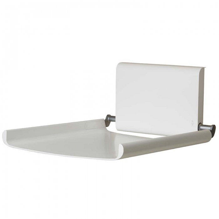 Designer Baby Changing Table White Aluminium