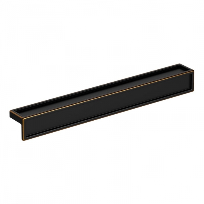 Prestige 177mm Brushed Bronze L-Shape Handle close up image - CNPW108919