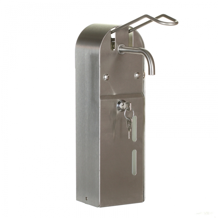 Surgeon Stainless Steel Soap Dispenser - Front
