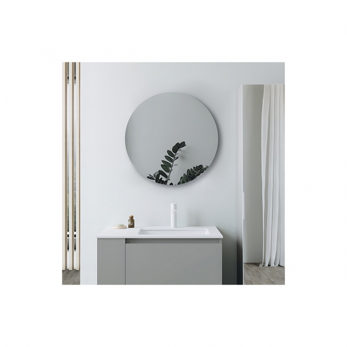 Honley Round Mirror 500mm  CNPW106289 in situ 