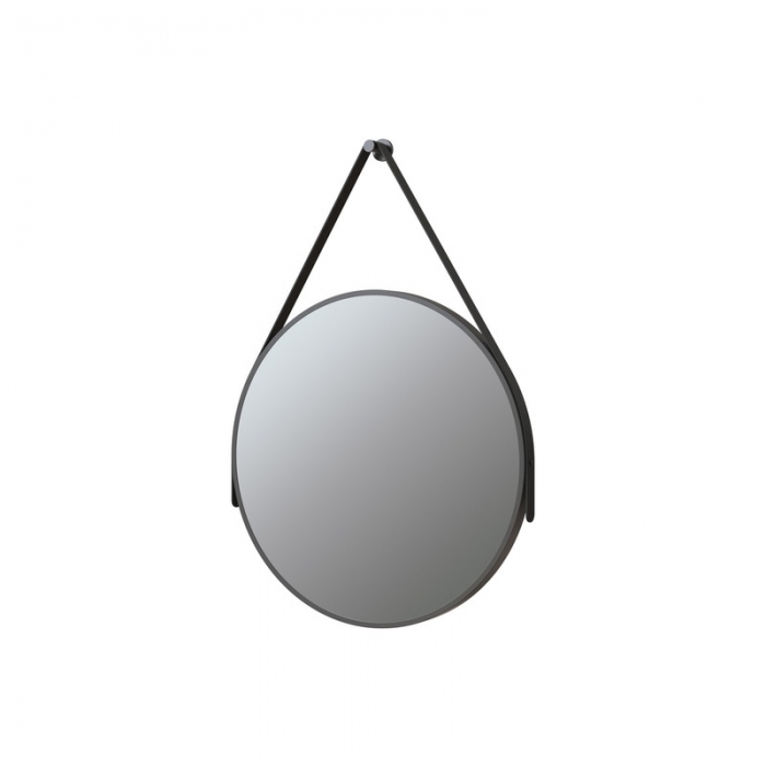 Flamborough Round Mirror - Matt Black 600mm CNPW106271