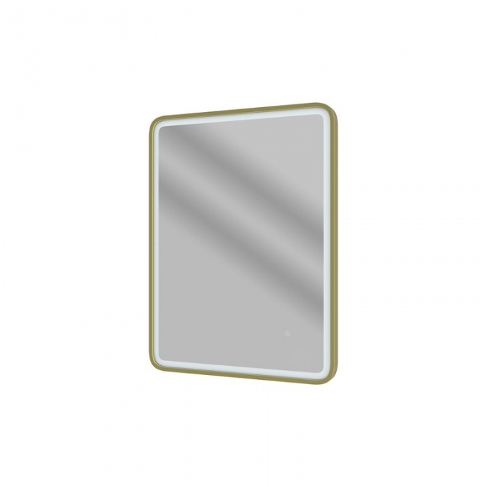 Haworth 600mm Rectangle Front-Lit LED Mirror - Brushed Bronze