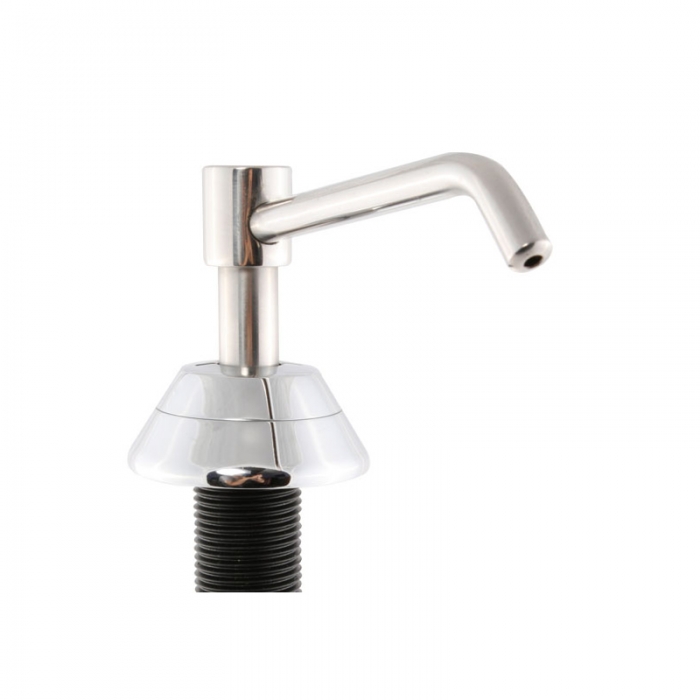 Vanity Top Chrome Plated Soap Dispenser 150mm Plain Image
