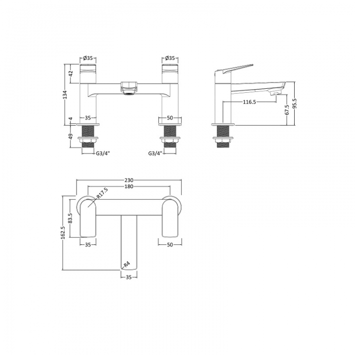 Drift Bath Filler CAD