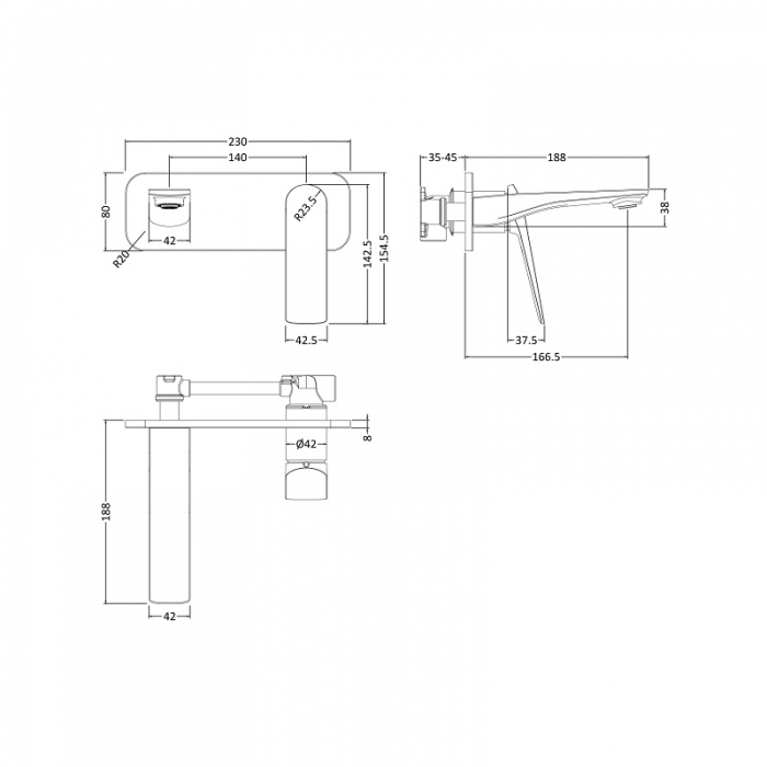 Drift Wall Plated CAD