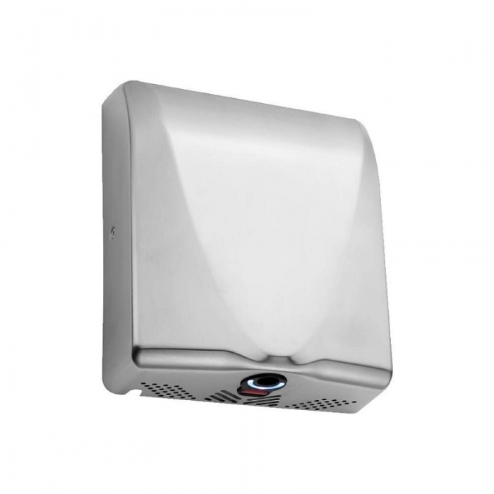 Dryflow BulletDri Vandal Resistant Hand Dryer with HEPA Filter - Brushed 