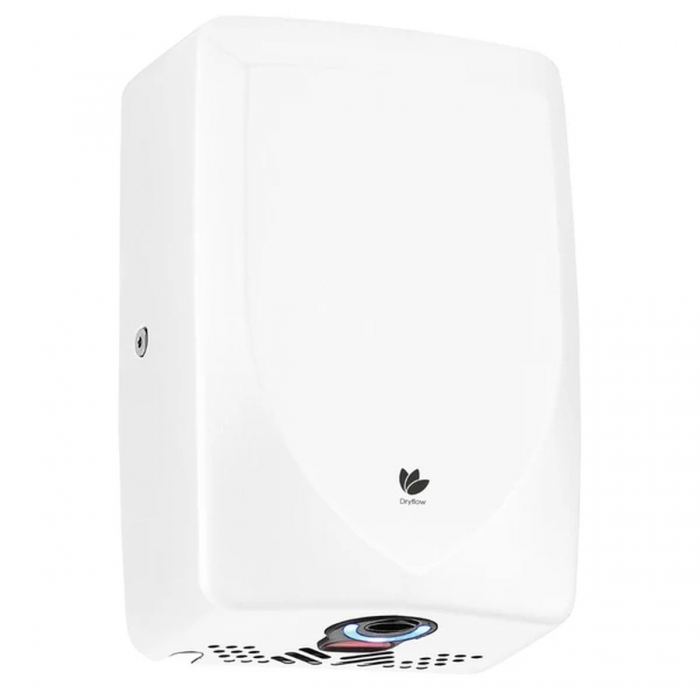 Dryflow Slimforce 1kW White Stainless Steel Automatic Hand Dryer image - DFLI03