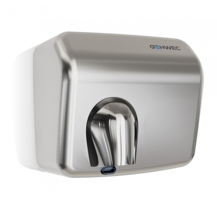 Genwec Brushed Stainless Steel Automatic Hand Dryer