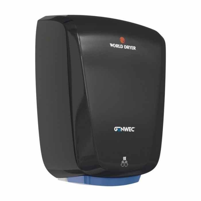 Genwec Verdedri Hand Dryer Aluminium - Black
