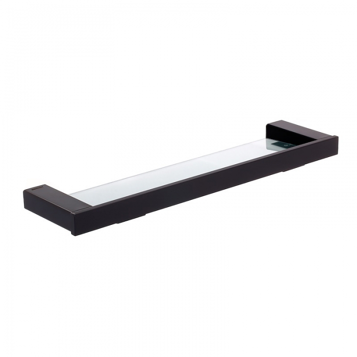 Matt Black Glass Shelf