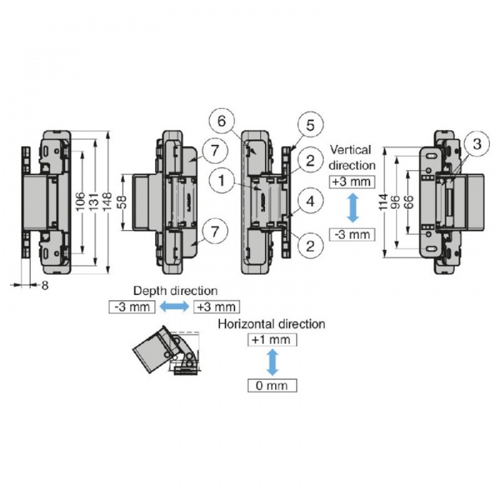 HES2S-140-A125-DGR CAD Drawing