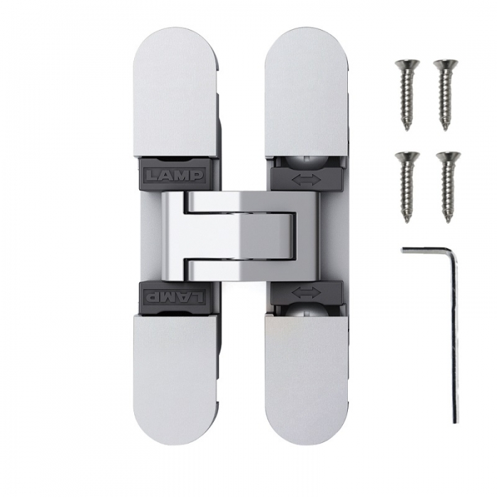 Sugatsune 3 Way Adjustable Concealed Hinge - Silver