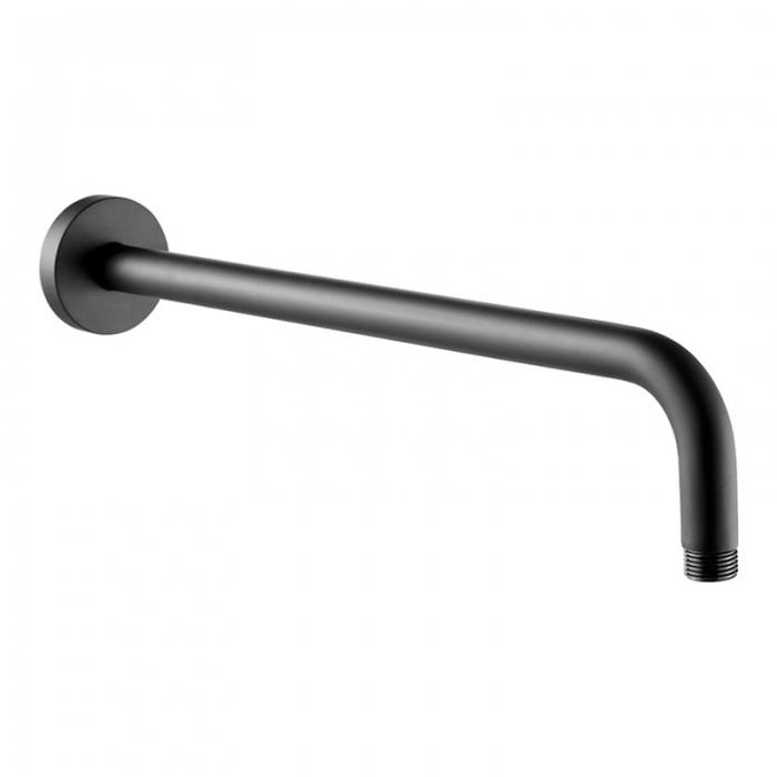 JTP Vos 400mm Matt Black Wall Mounted Shower Arm image - 2821400MB