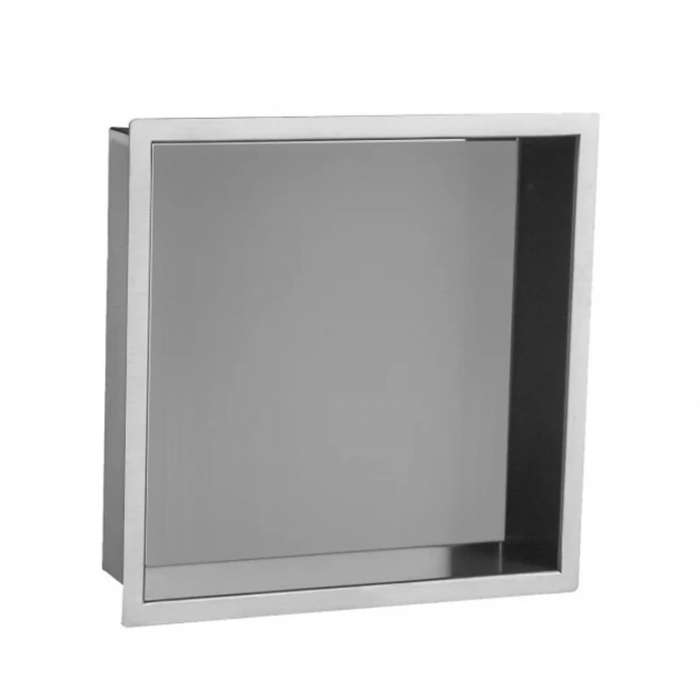 JTP VOS Stainless Steel Square Shower Niche 300mm x 300mm 