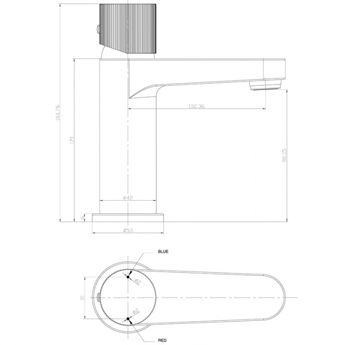 KO-002 Line Drawing