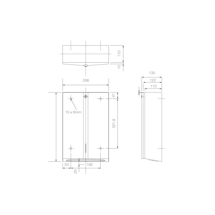 Prestige Paper Towel Dispenser 750 - CAD