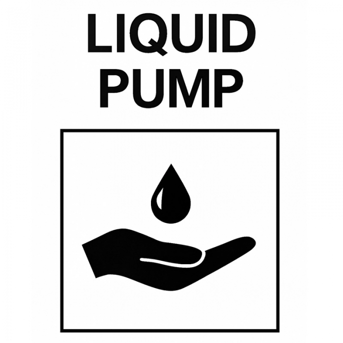 Prestige Ecoline Manual Steel Vertical 1L Liquid Soap Dispenser - Matt Black Liquid Soap Pump Logo - E-1MSD/LBK