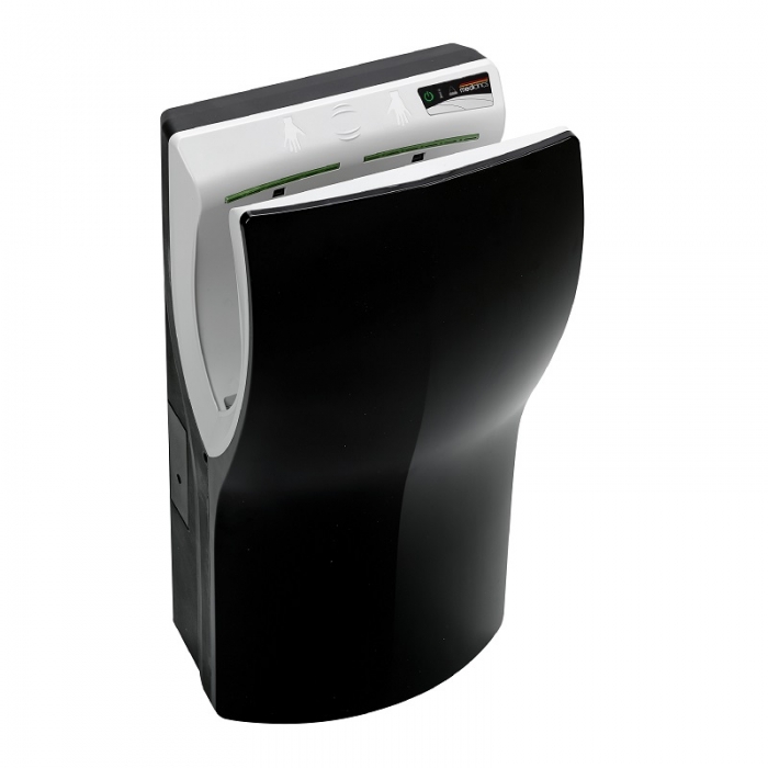 Mediclinics DualFlow Hand Dryer Black 1.1kW