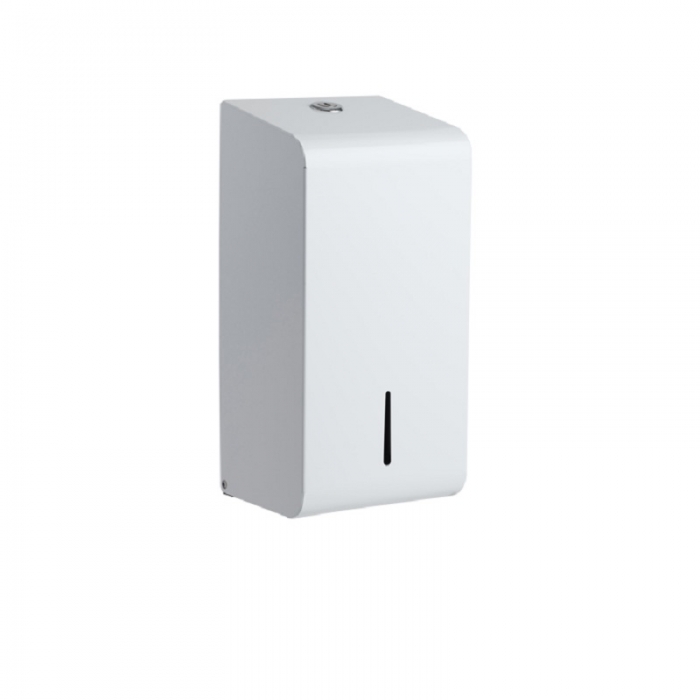 Opal White Metal Multiflat Tissue Dispenser